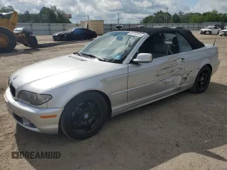 2004 BMW 3 Series 330Ci with VIN WBABW53434PJ95105, listed as a Copart auction lot 60724975 with 75,735 mi miles and Salvage title. Bid and sale history available at DreamBid. Image 1.