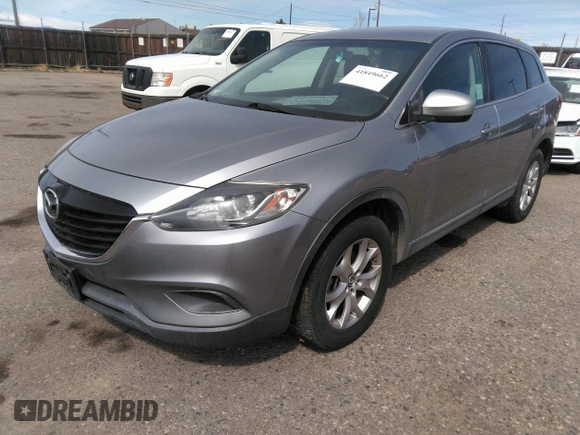2014 Mazda CX-9 Touring with VIN JM3TB2CV5E0437629, listed as a IAAI auction lot 41849662 with 105,311 mi miles. Bid and sale history available at carsss.com. Image 2.