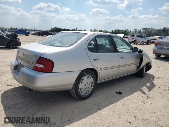2001 Nissan Altima GXE with VIN 1N4DL01D01C235885, listed as a Copart auction lot 72477444 with 0 mi miles and Salvage Title. Bid and sale history available at carsss.com. Image 3.