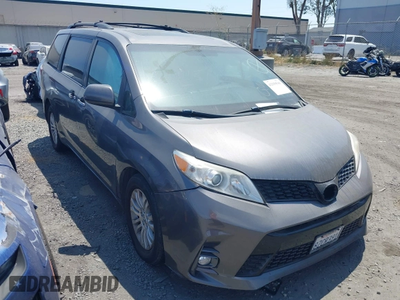 2015 Toyota Sienna XLE with VIN 5TDYK3DC2FS686969, listed as a IAAI auction lot 42559541 with 103,190 mi miles and . Bid and sale history available at DreamBid. Image 1.