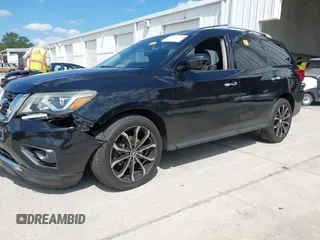 2018 Nissan Pathfinder SV with VIN 5N1DR2MN2JC625407, listed as a IAAI auction lot 41991795 with 58,253 mi miles. Bid and sale history available at carsss.com. Image 2.