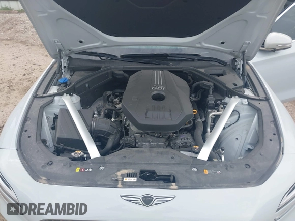 2022 Genesis G70 2.0T with VIN KMTG34TA9NU090218, listed as a IAAI auction lot 42437863 with 18,913 mi miles and . Bid and sale history available at DreamBid. Image 10.