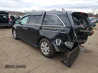 2017 Honda Odyssey EX-L with VIN 5FNRL5H68HB023916, listed as a Copart auction lot 48924965 with 121,603 mi miles and Salvage Title. Bid and sale history available at DreamBid. Image 2.