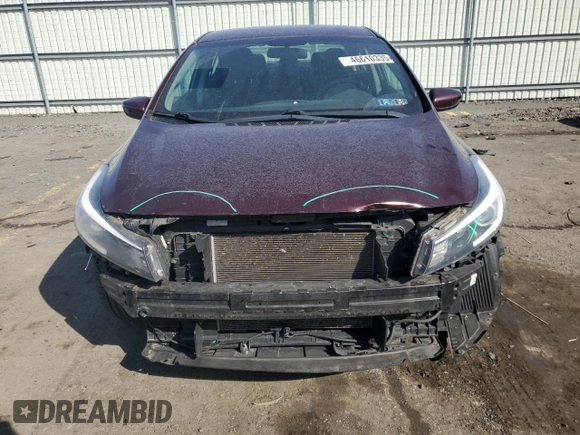 2017 Kia Forte LX with VIN 3KPFK4A72HE058220, listed as a Copart auction lot 46610335 with 84,116 mi miles and Salvage Title. Bid and sale history available at carsss.com. Image 5.