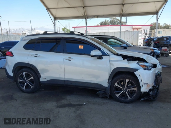 2023 Toyota Corolla Cross Hybrid S with VIN 7MUFBABG1PV003149, listed as a IAAI auction lot 42643400 with 109,657 mi miles and . Bid and sale history available at DreamBid. Image 13.