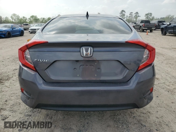 2018 Honda Civic EX with VIN 2HGFC2F7XJH598212, listed as a Copart auction lot 50825105 with 71,888 mi miles and Clean Title. Bid and sale history available at DreamBid. Image 6.
