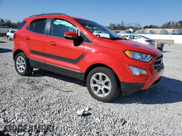 2021 Ford EcoSport SE with VIN MAJ3S2GE8MC408423, listed as a Copart auction lot 49664365 with 28,606 mi miles and Salvage Title. Bid and sale history available at carsss.com. Image 4.