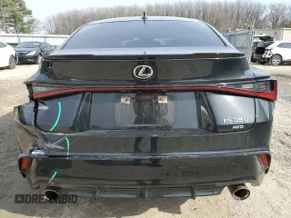 2022 Lexus IS 350 F Sport with VIN JTHGZ1E21N5026894, listed as a Copart auction lot 47077385 with 26,499 mi miles and Salvage title. Bid and sale history available at DreamBid. Image 6.