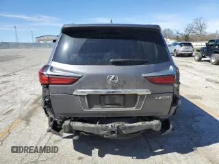 2019 Lexus LX with VIN JTJHY7AX5K4299204, listed as a Copart auction lot 49465625 with 65,317 mi miles and Salvage Title. Bid and sale history available at carsss.com. Image 6.
