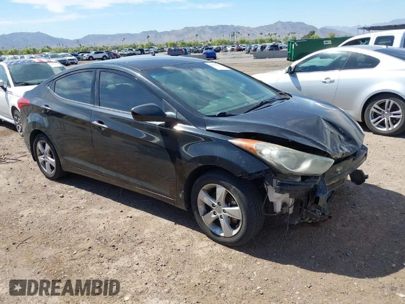 2013 Hyundai Elantra Limited with VIN KMHDH4AE6DU920835, listed as a IAAI auction lot 42084200 with 130,813 mi miles. Bid and sale history available at carsss.com. Image 1.