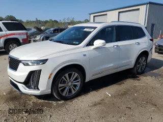 2021 Cadillac XT6 Premium Luxury with VIN 1GYKPDRS2MZ159016, listed as a Copart auction lot 72213804 with 45,190 mi miles and Salvage Title. Bid and sale history available at carsss.com. Image 1.