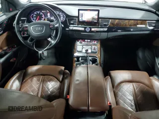2014 Audi A8 3.0T z VIN WAURGAFD7EN005416, wystawiony jako Copart lot #42625745 z przebiegiem 141 244 mil mil oraz Szkoda całkowita • Salvage title. Historia ofert i sprzedaży dostępna na DreamBid. Obrazek 8.