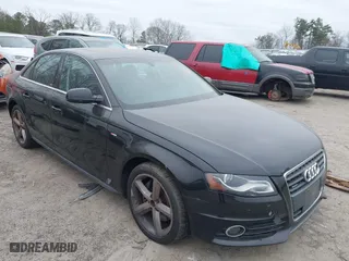 2012 Audi A4 2.0T Premium Plus with VIN WAUFFAFLXCA115748, listed as a IAAI auction lot 41367264 with 123,507 mi miles. Bid and sale history available at carsss.com. Image 1.