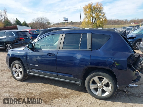 2017 Jeep Compass 75th Anniversary Edition with VIN 1C4NJDBB0HD143138, listed as a IAAI auction lot 41016542 with 118,402 mi miles. Bid and sale history available at carsss.com. Image 14.