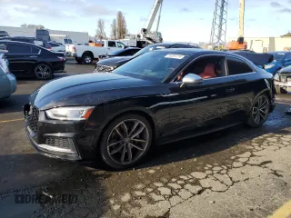 2018 Audi S5 Prestige z VIN WAUR4AF52JA106754, wystawiony jako Copart lot #85295774 z przebiegiem 56 798 mil mil oraz Szkoda całkowita • Salvage title. Historia ofert i sprzedaży dostępna na DreamBid. Obrazek 1.