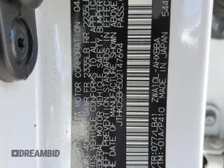 2013 Lexus CT 200h with VIN JTHKD5BH5D2147694, listed as a Copart auction lot 54214975 with 101,550 mi miles and Salvage title. Bid and sale history available at DreamBid. Image 12.