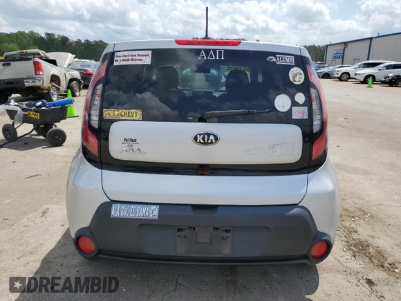 2015 Kia Soul with VIN KNDJN2A24F7812810, listed as a Copart auction lot 51755365 with 111,120 mi miles and Salvage Title. Bid and sale history available at DreamBid. Image 6.
