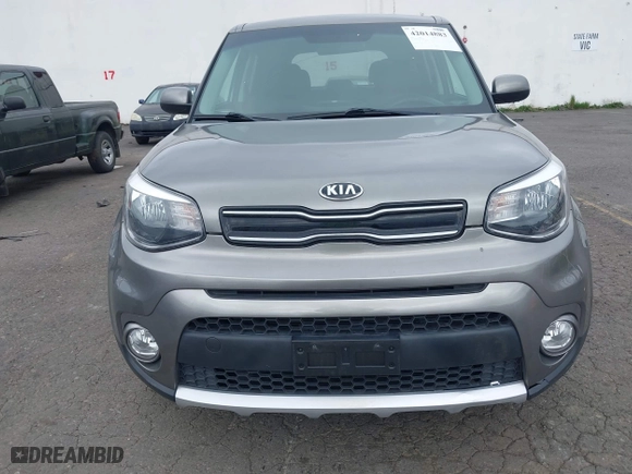 2018 Kia Soul + with VIN KNDJP3A52J7602662, listed as a IAAI auction lot 42014883 with 67,164 mi miles. Bid and sale history available at carsss.com. Image 6.