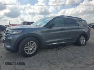 2025 Ford Explorer Active with VIN 1FMUK8DH8SGB24811, listed as a Copart auction lot 58670515 with 5,344 mi miles and Salvage title. Bid and sale history available at DreamBid. Image 1.