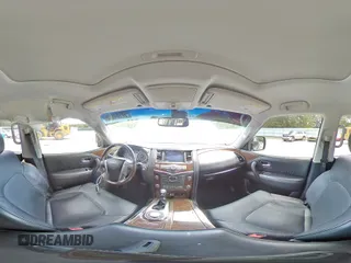 2016 Infiniti QX80 with VIN JN8AZ2NF9G9610685, listed as a Copart auction lot 57154685 with 94,176 mi miles and Salvage title. Bid and sale history available at DreamBid. Image 15.