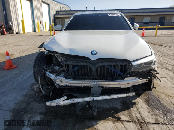 2018 BMW 5 Series 540i with VIN WBAJE5C52JWA94066, listed as a Copart auction lot 51386355 with 86,820 mi miles and Salvage Title. Bid and sale history available at carsss.com. Image 5.