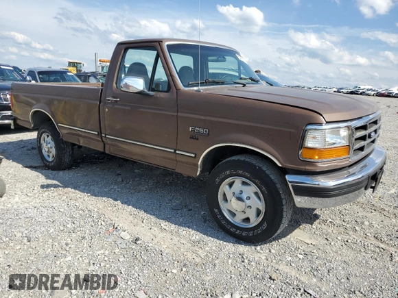 1996 Ford F-250 with VIN 2FTHF25H2TCA22414, listed as a Copart auction lot 63652304 with 171,455 mi miles and Salvage Title. Bid and sale history available at carsss.com. Image 4.
