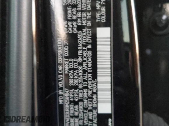 2021 Volvo XC40 z VIN YV4ED3UR9M2561647, wystawiony jako Copart lot #85908524 z przebiegiem 31 479 mil mil oraz Szkoda całkowita • Salvage title. Historia ofert i sprzedaży dostępna na DreamBid. Obrazek 14.