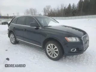 2013 Audi Q5 Premium with VIN WA1CFAFP6DA078315, listed as a Copart auction lot 44717025 with 124,784 mi miles and Non repairable. Bid and sale history available at DreamBid. Image 4.