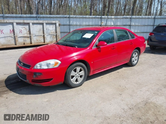 2009 Chevrolet Impala LT with VIN 2G1WT57K691141459, listed as a IAAI auction lot 42135111 with 205,418 mi miles and . Bid and sale history available at DreamBid. Image 2.