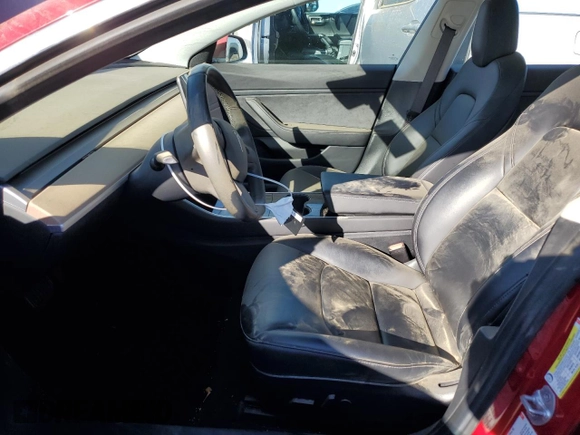 2018 Tesla Model 3 Long Range Battery with VIN 5YJ3E1EA6JF061684, listed as a Copart auction lot 48162895 with 72,664 mi miles and Salvage Title. Bid and sale history available at DreamBid. Image 7.