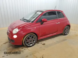 2012 FIAT 500 Sport z VIN 3C3CFFBR6CT119998, wystawiony jako Copart lot #53343105 z przebiegiem 120 307 mil mil oraz Tytuł czysty. Historia ofert i sprzedaży dostępna na DreamBid. Obrazek 1.