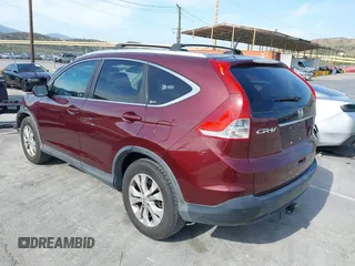 2012 Honda CR-V EX-L with VIN 5J6RM4H78CL047990, listed as a IAAI auction lot 42146207 with 121,043 mi miles. Bid and sale history available at carsss.com. Image 3.
