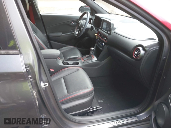 2019 Hyundai Kona Ultimate with VIN KM8K53A5XKU303722, listed as a IAAI auction lot 42095984 with 66,134 mi miles and . Bid and sale history available at DreamBid. Image 5.