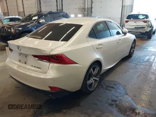 2017 Lexus IS with VIN JTHCM1D26H5019524, listed as a IAAI auction lot 41658118 with 108,487 mi miles. Bid and sale history available at carsss.com. Image 4.