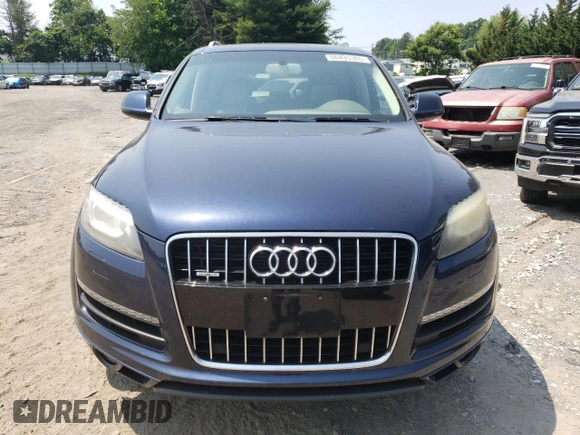 2015 Audi Q7 Premium Plus with VIN WA1LGAFE1FD004894, listed as a Copart auction lot 60435305 with 106,553 mi miles and Salvage title. Bid and sale history available at DreamBid. Image 5.
