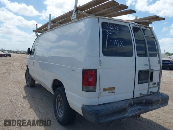 2013 Ford Econoline Cargo Commercial with VIN 1FTSE3EL4DDA38215, listed as a IAAI auction lot 41627924 with 181,821 mi miles. Bid and sale history available at carsss.com. Image 3.
