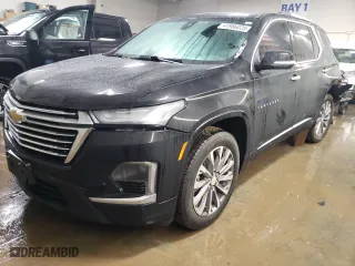 2023 Chevrolet Traverse Premier with VIN 1GNEVKKW0PJ140887, listed as a Copart auction lot 41986025 with 25,141 mi miles and Salvage Title. Bid and sale history available at carsss.com. Image 1.