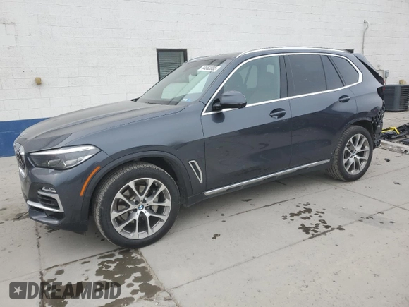 2020 BMW X5 xDrive40i with VIN 5UXCR6C05L9C87208, listed as a Copart auction lot 44582085 with 76,459 mi miles and Salvage Title. Bid and sale history available at carsss.com. Image 1.