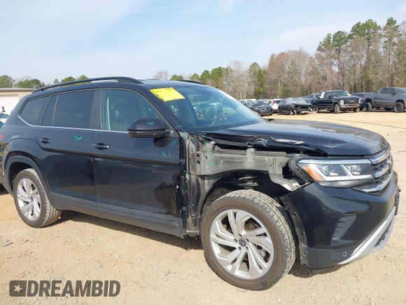 2021 Volkswagen Atlas 3.6L V6 SE w/Technology with VIN 1V2HR2CA9MC578058, listed as a IAAI auction lot 41784456 with 90,920 mi miles. Bid and sale history available at carsss.com. Image 14.