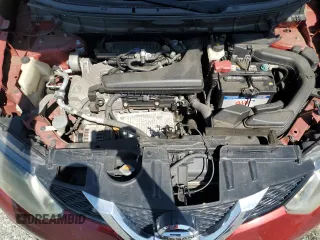 2015 Nissan Rogue SV with VIN 5N1AT2MT7FC825824, listed as a Copart auction lot 50576015 with 134,242 mi miles and Salvage Title. Bid and sale history available at carsss.com. Image 13.