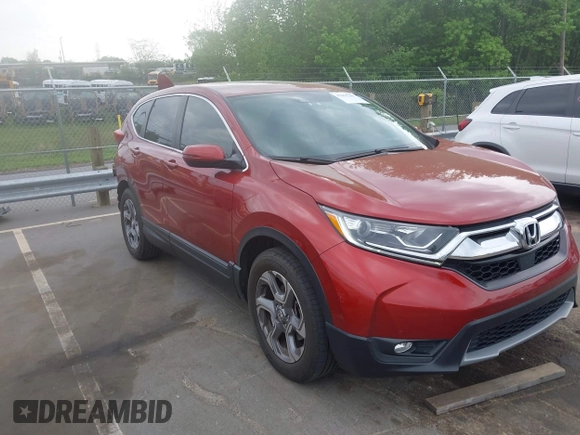 2018 Honda CR-V EX-L with VIN 2HKRW1H89JH501933, listed as a IAAI auction lot 42055281 with 87,083 mi miles and . Bid and sale history available at DreamBid. Image 1.
