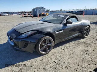 2014 Jaguar F-Type V6 with VIN SAJWA6E75E8K03346, listed as a Copart auction lot 88558275 with Not Provided miles and Salvage Title. Bid and sale history available at DreamBid. Image 1.
