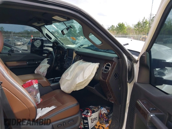 2015 Ford F-250 Lariat with VIN 1FT7W2BT1FEC76120, listed as a IAAI auction lot 41825267 with Not provided miles and . Bid and sale history available at DreamBid. Image 5.