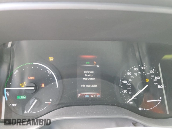 2021 Toyota Sienna XSE with VIN 5TDXSKFC1MS037700, listed as a Copart auction lot 56537175 with 62,411 mi miles and Salvage title. Bid and sale history available at DreamBid. Image 9.