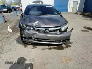 2012 Honda Civic EX with VIN 19XFB2F80CE053287, listed as a Copart auction lot 53332085 with 137,445 mi miles and Salvage Title. Bid and sale history available at DreamBid. Image 13.
