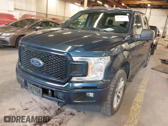 2018 Ford F-150 XL with VIN 1FTEW1EPXJKE93689, listed as a IAAI auction lot 41710693 with 117,065 mi miles. Bid and sale history available at carsss.com. Image 17.