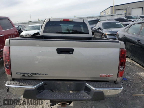 2007 GMC Canyon SLE1 with VIN 1GTCS14E978163700, listed as a Copart auction lot 69097554 with 0 mi miles and Salvage Title. Bid and sale history available at carsss.com. Image 6.