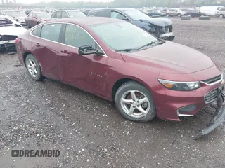 2016 Chevrolet Malibu LS with VIN 1G1ZB5ST8GF261477, listed as a IAAI auction lot 42283269 with Not provided miles and . Bid and sale history available at DreamBid. Image 1.