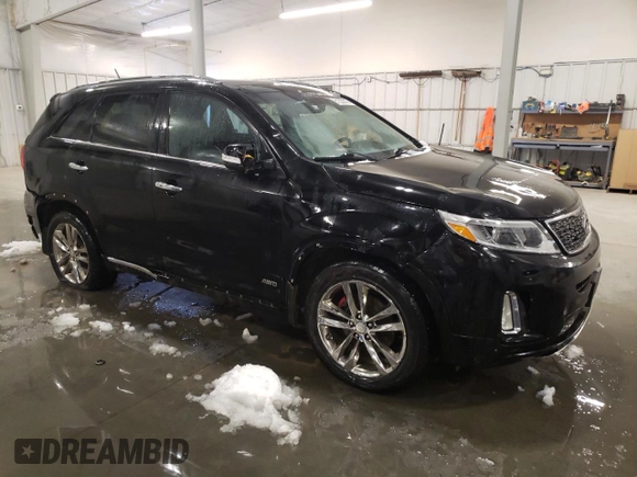 2014 Kia Sorento SX with VIN 5XYKWDA76EG488981, listed as a Copart auction lot 51322915 with 195,509 mi miles and Salvage Title. Bid and sale history available at carsss.com. Image 4.