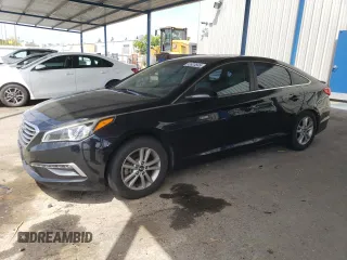 2015 Hyundai Sonata 2.4L SE with VIN 5NPE24AF4FH217346, listed as a Copart auction lot 53923845 with 104,000 mi miles and Salvage Title. Bid and sale history available at carsss.com. Image 1.